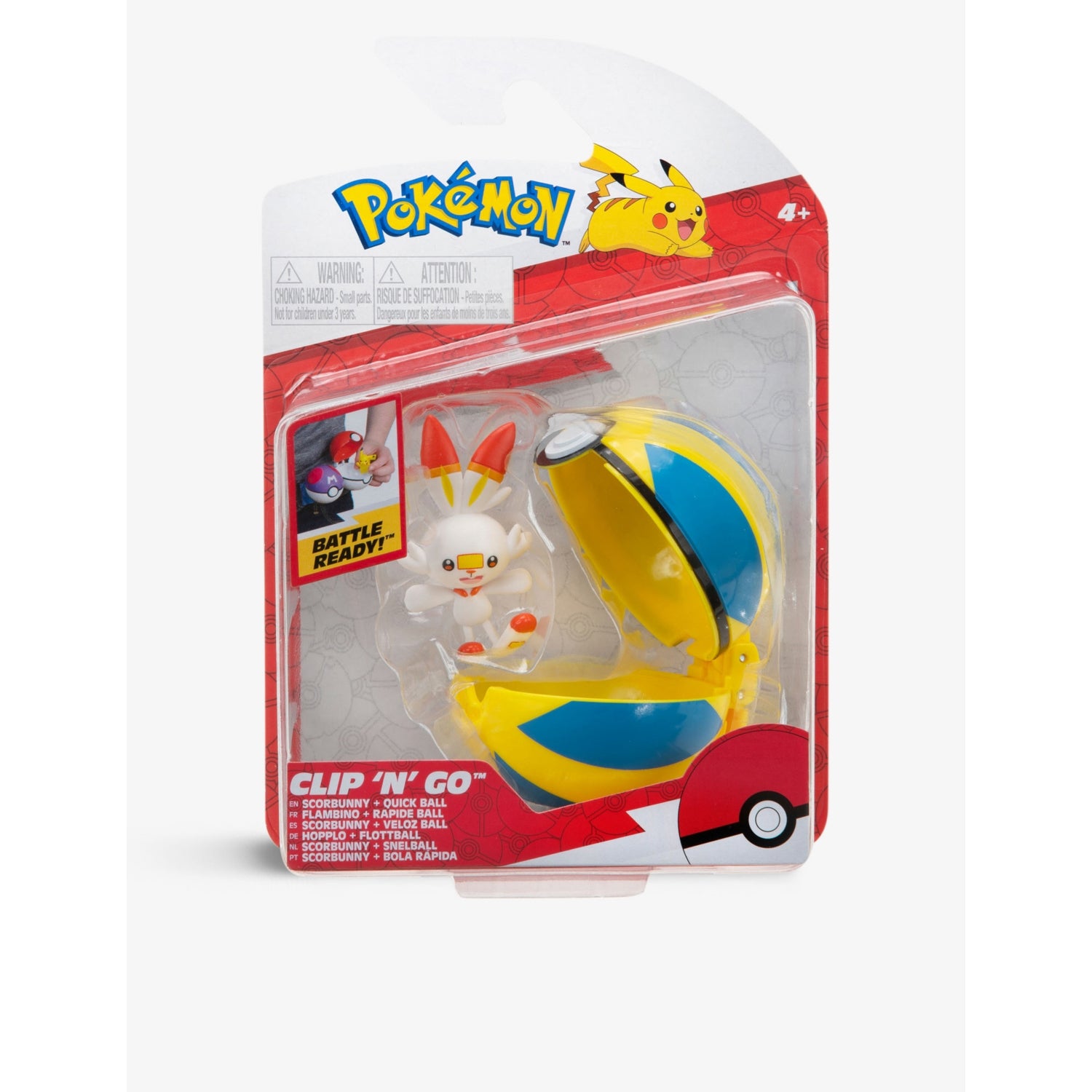 Pokémon Clip N Go Pokéball action figure 8cm (British brand)