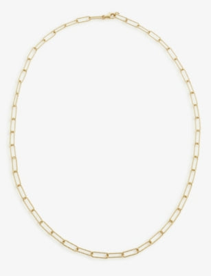 Monica Vinader Alta gold-plated vermeil necklace, 61cm (British brand)