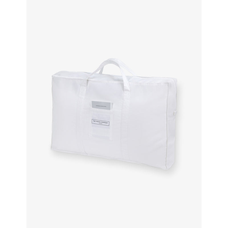 The White Company goose down pillow medium support standard, imported from the UK