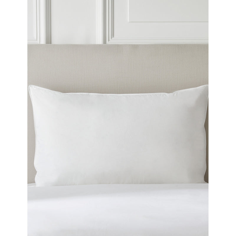 White Company cotton sateen down and feather pillow 50x75cm - British product