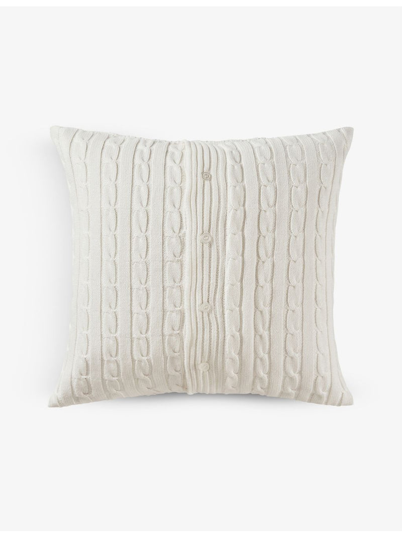 Ralph Lauren Home logo-embroidered cushion cover 45cm - British product