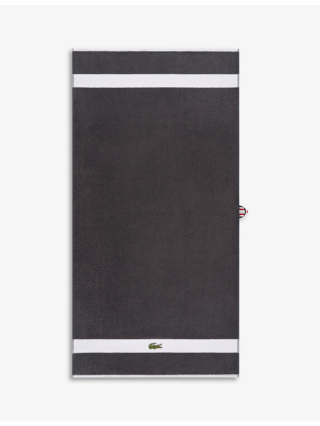 Lacoste logo-embroidered cotton bath sheet 100cm x 150cm (British brand)
