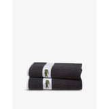 Casual logo-embroidered cotton bath sheet 100cm x 150cm - Hand Towel