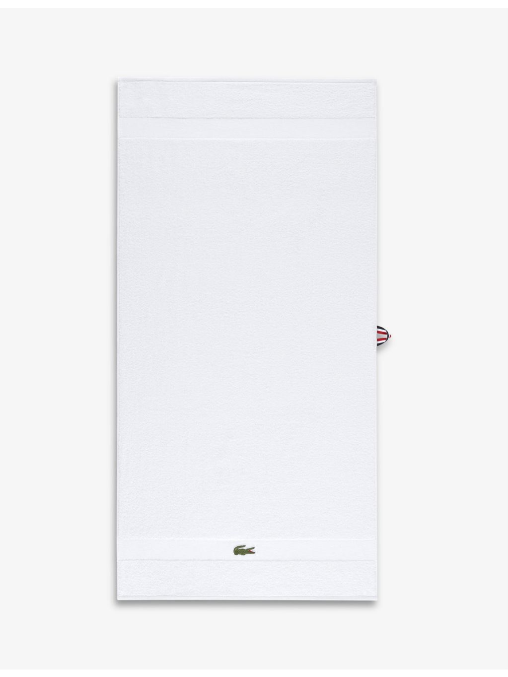 Lacoste cotton bath towel 100x150cm with crocodile embroidery (British brand)