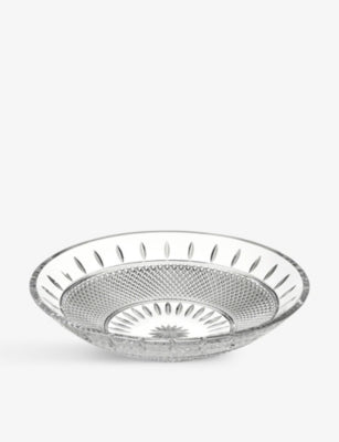Waterford crystal glass bowl 31cm from the Lismore collection (British brand)