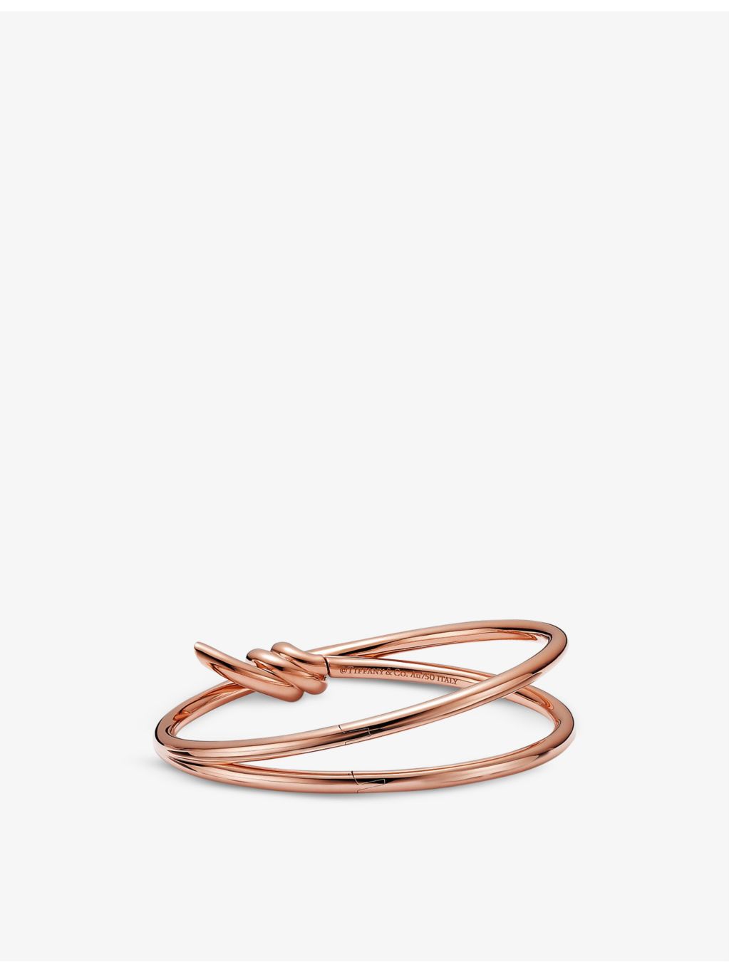 Tiffany & Co Knot bangle 18ct rose gold, imported from the UK
