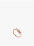 Tiffany & Co. Knot 18ct rose-gold ring - British product