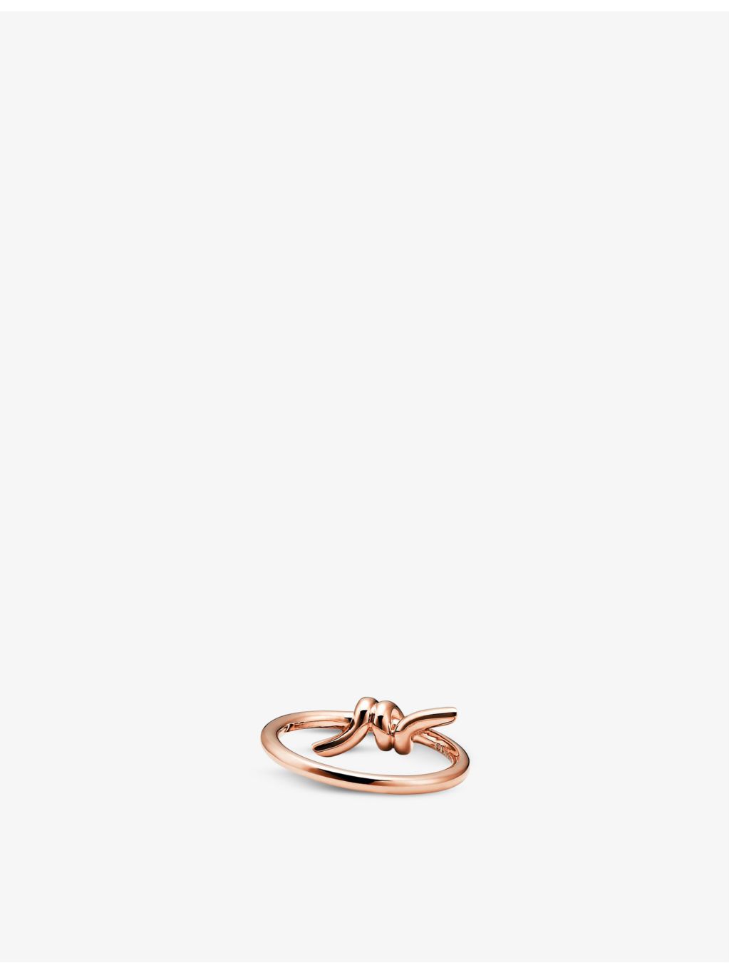 Tiffany & Co. Knot 18ct rose-gold ring - British product