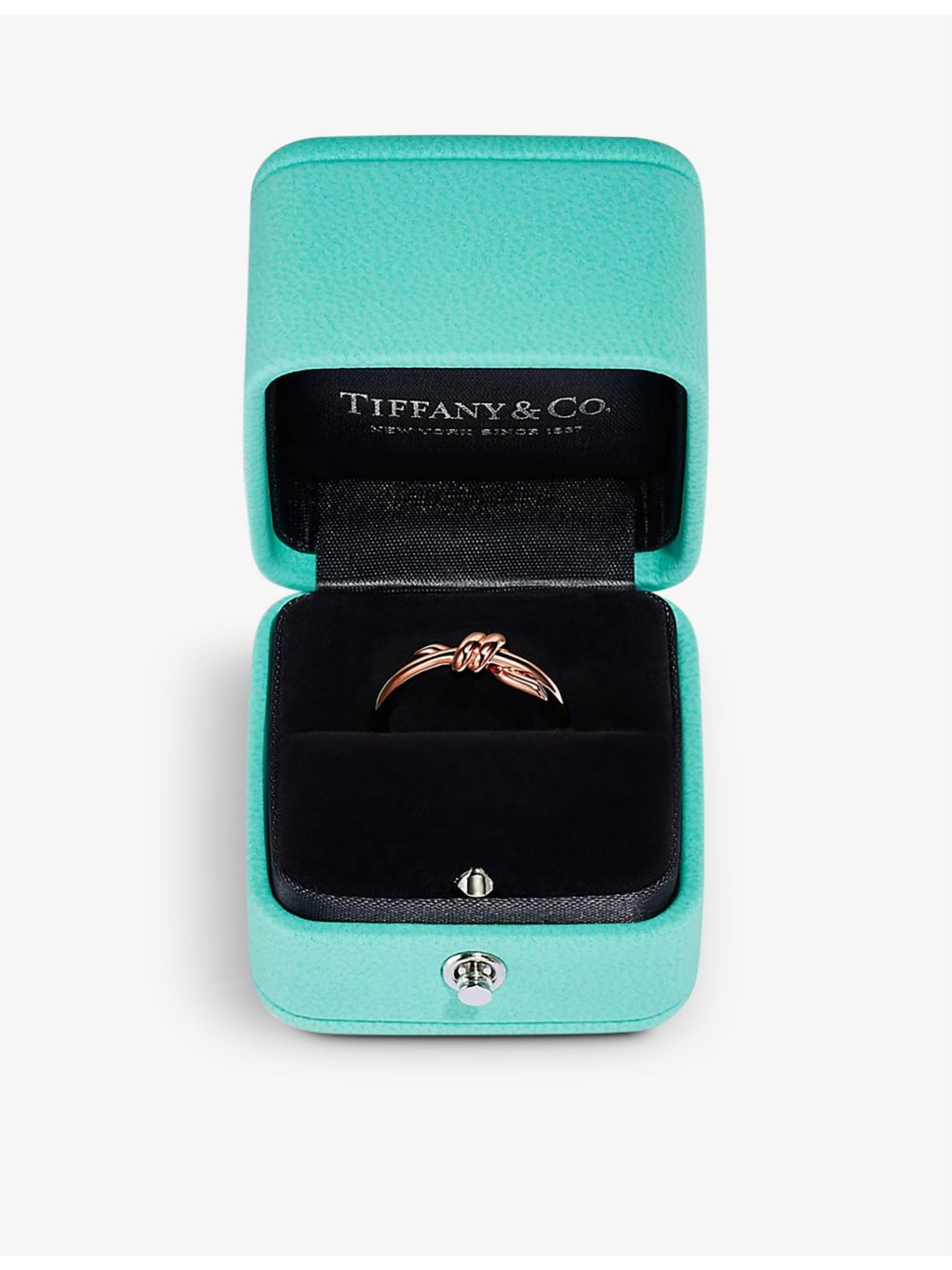 Tiffany & Co. Knot 18ct rose-gold ring - British product