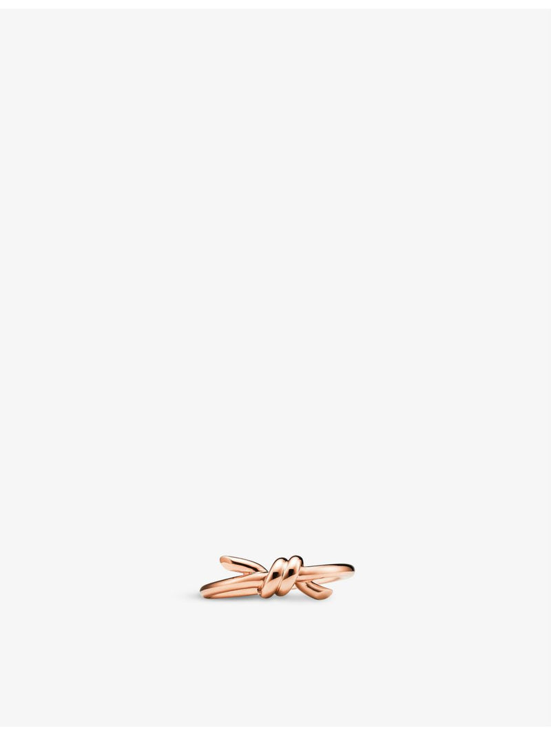 Tiffany & Co. Knot 18ct rose-gold ring - British product