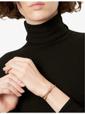 Tiffany & Co. double row 18ct yellow gold hinged bangle (British brand)