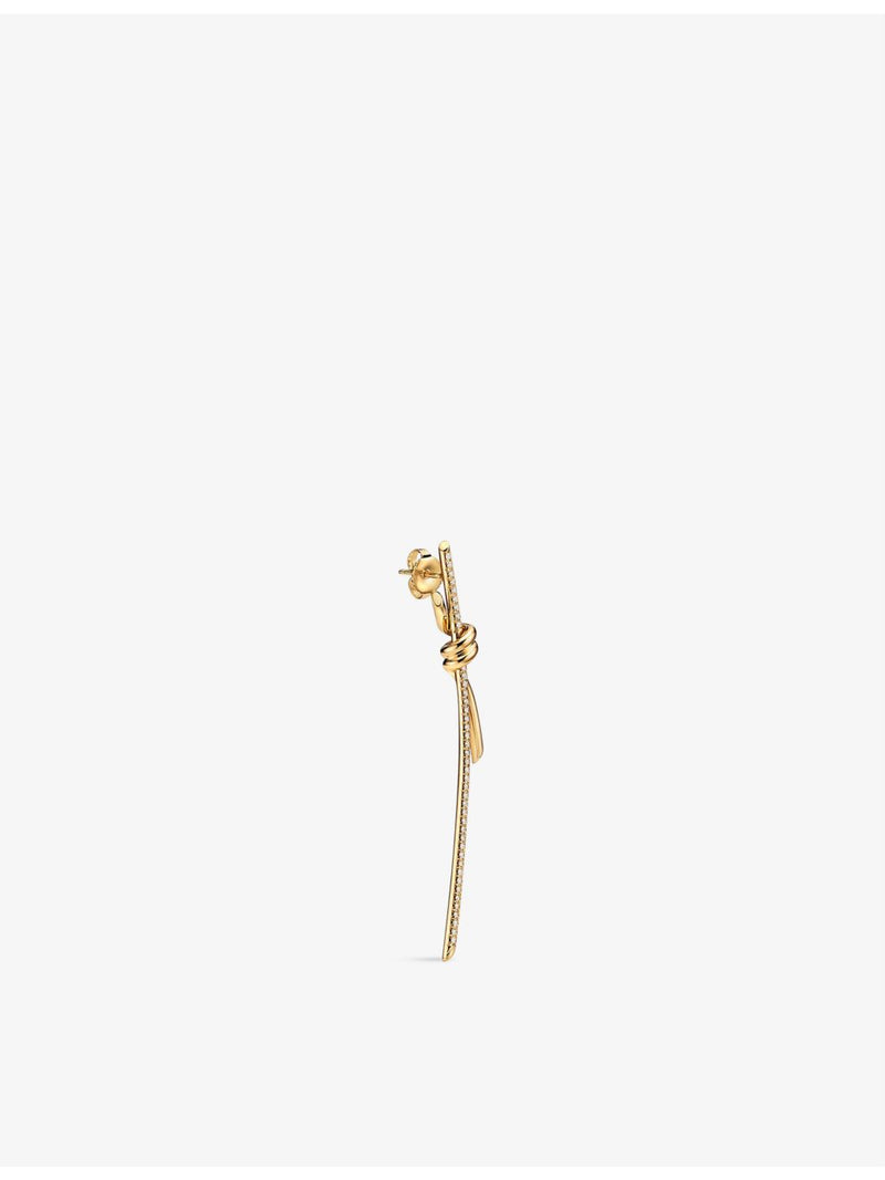 Tiffany & Co drop earrings 18ct gold 0.31ct diamond, UK version