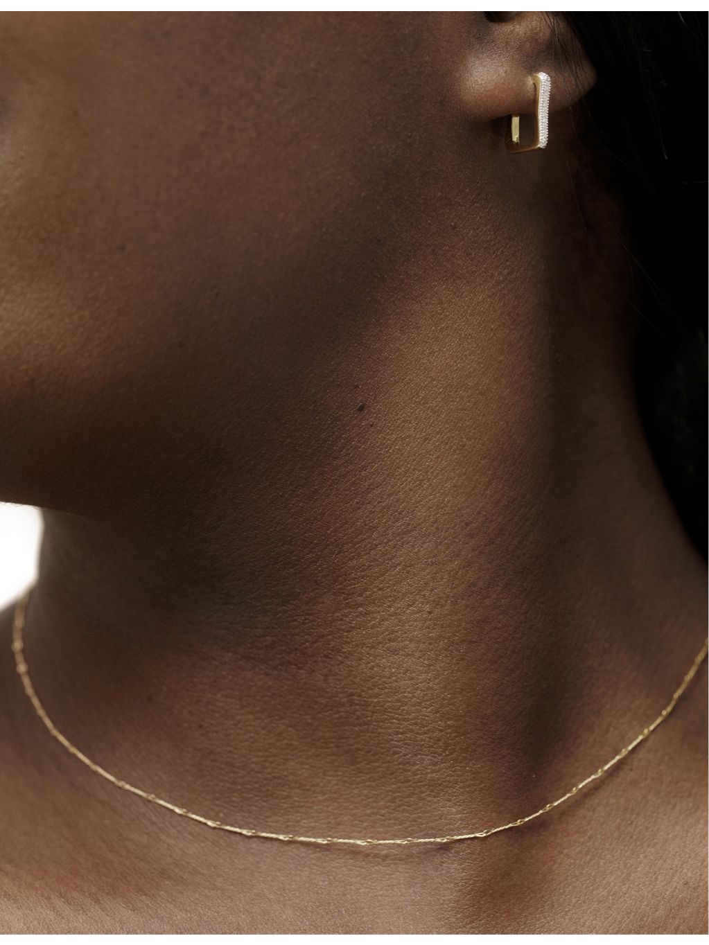Monica Vinader Fine Twist gold plated vermeil choker necklace, UK version