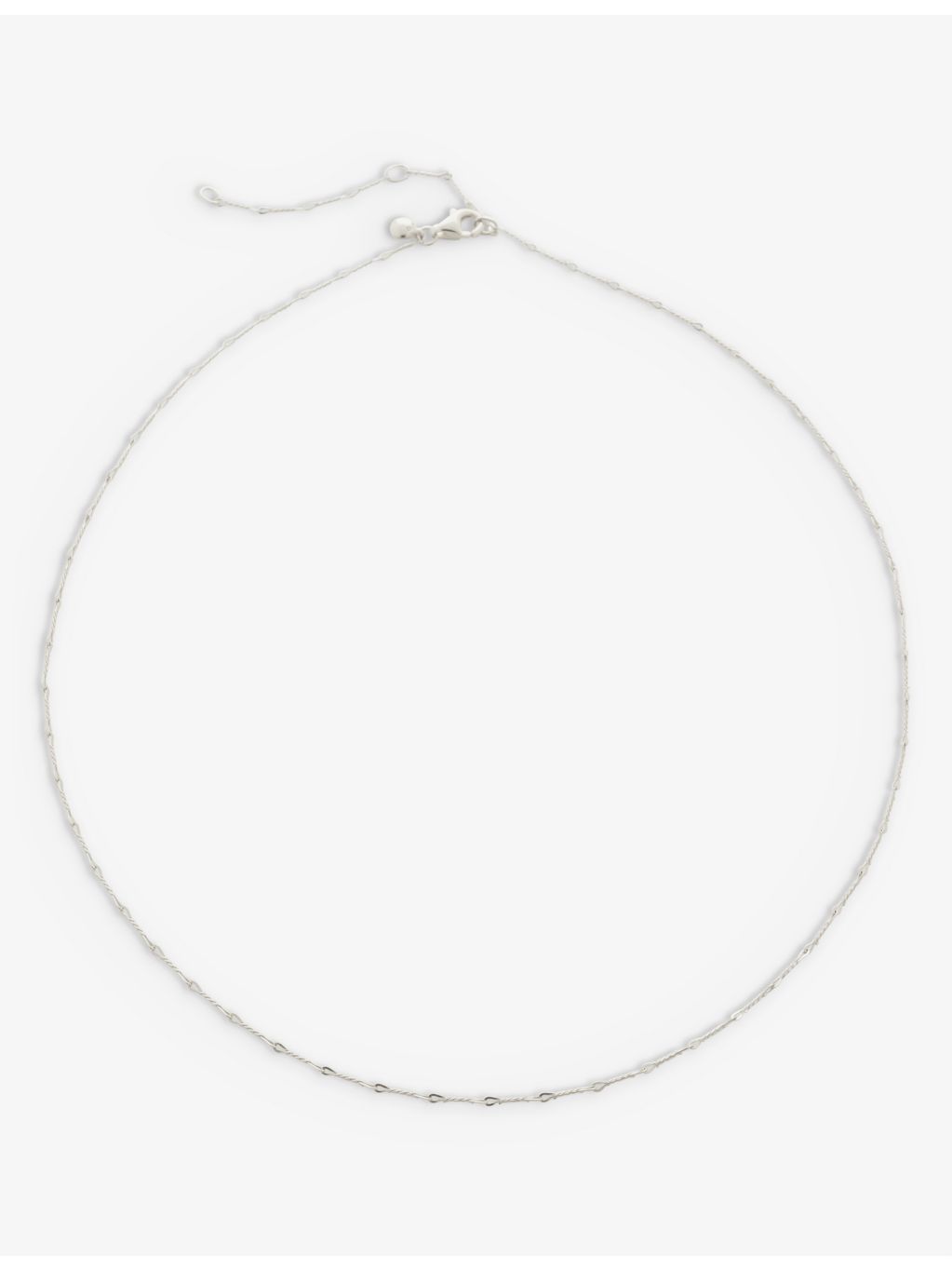 Monica Vinader Twist sterling silver necklace, UK version