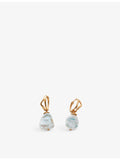 Monica Vinader Keshi freshwater pearl hoop earrings - British product