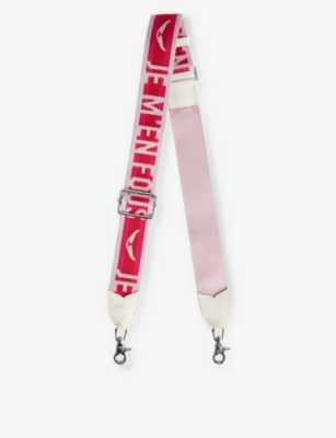 Zadig & Voltaire Logo-Embroidered Woven Shoulder Strap 115cm