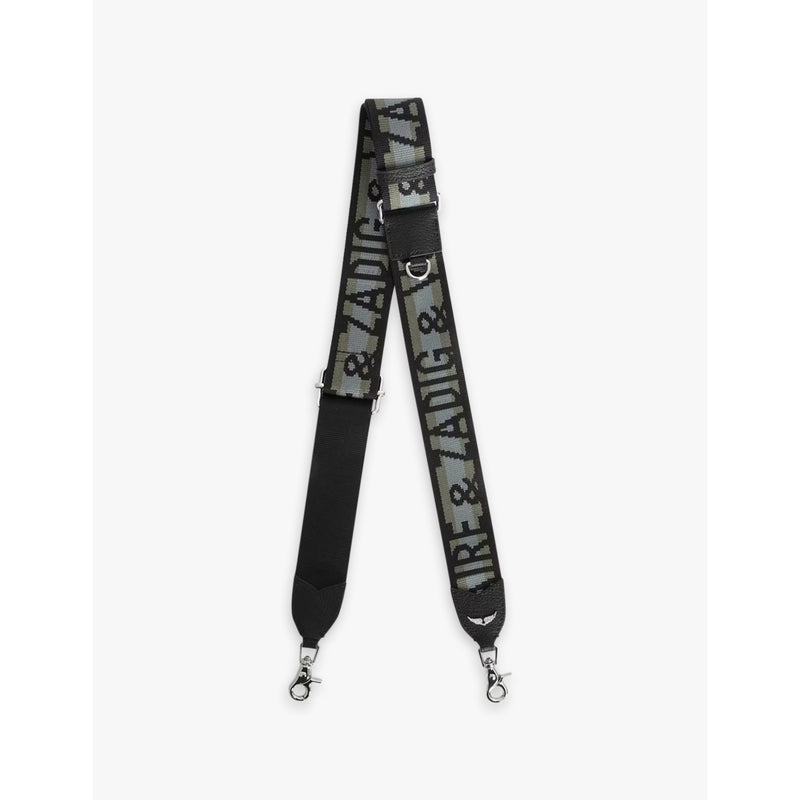 Zadig&Voltaire Logo-embroidered woven shoulder strap
