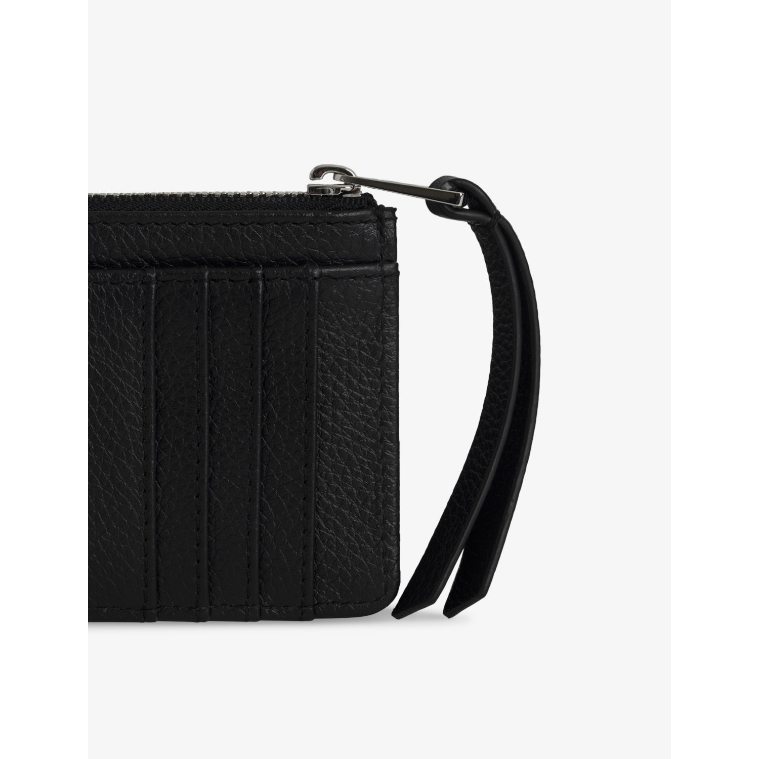 Zadig & Voltaire leather cardholder with zip pocket, imported from the UK
