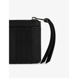 Zadig & Voltaire leather cardholder with zip pocket, imported from the UK