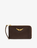 Zadig & Voltaire Logo-Plaque Leather Cardholder