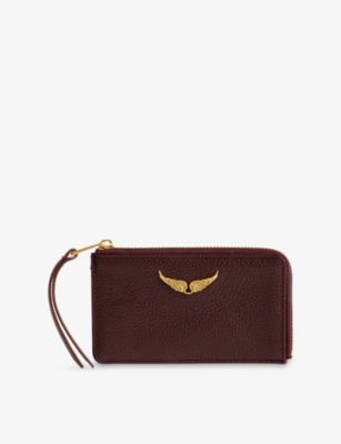 Zadig & Voltaire Logo-Plaque Leather Cardholder