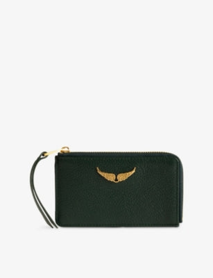 Zadig & Voltaire Logo-Plaque Leather Cardholder