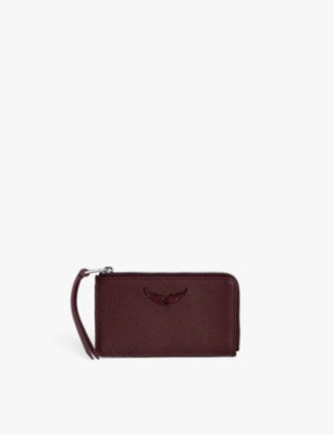 Zadig & Voltaire Logo-Plaque Leather Cardholder