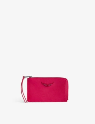 Zadig & Voltaire Logo-Plaque Leather Cardholder