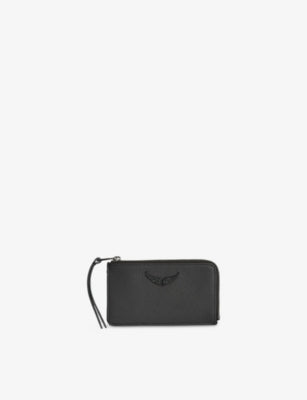 Zadig & Voltaire Logo-Plaque Leather Cardholder