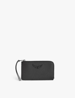 Zadig & Voltaire Logo-Plaque Leather Cardholder
