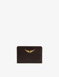 Zadig & Voltaire logo-plaque leather cardholder 7cm x 10.5cm - British product