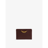 Zadig&Voltaire ZV Pass logo-plaque leather cardholder