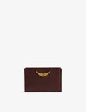 Zadig & Voltaire logo-plaque leather cardholder 7cm x 10.5cm - British product