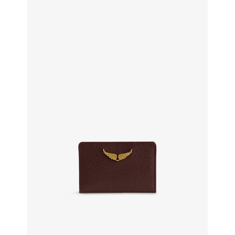 Zadig&Voltaire ZV Pass logo-plaque leather cardholder