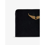 Zadig & Voltaire logo-plaque leather cardholder 7cm x 10.5cm - British product