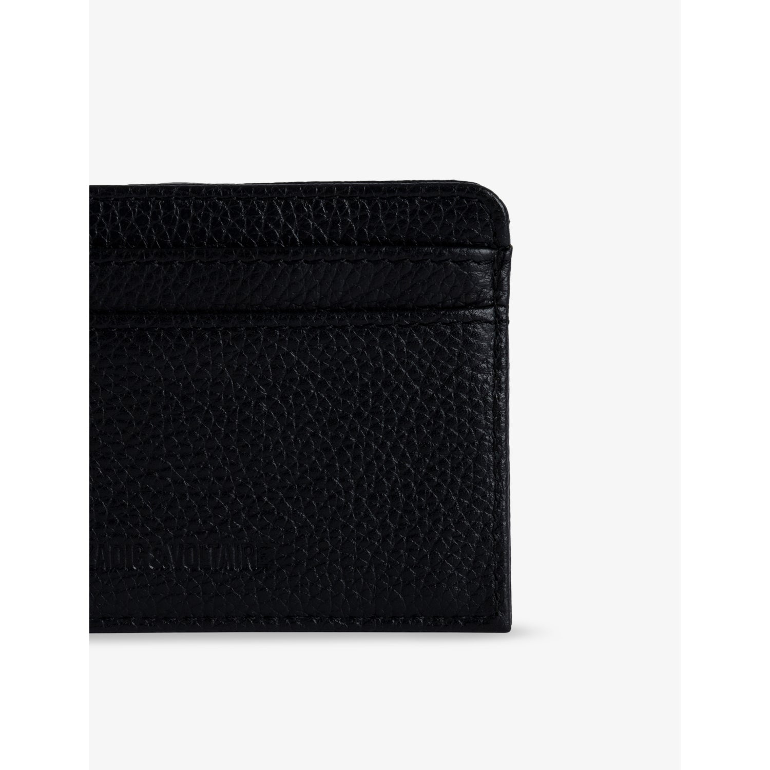 Zadig & Voltaire logo-plaque leather cardholder 7cm x 10.5cm - British product