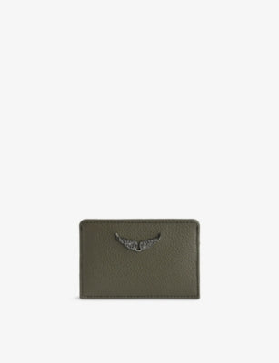 Zadig & Voltaire ZV Pass Logo-Plaque Leather Cardholder