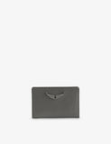 Zadig & Voltaire ZV Pass Logo-Plaque Leather Cardholder
