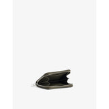 Zadig & Voltaire mini logo-plaque leather coin purse, UK version