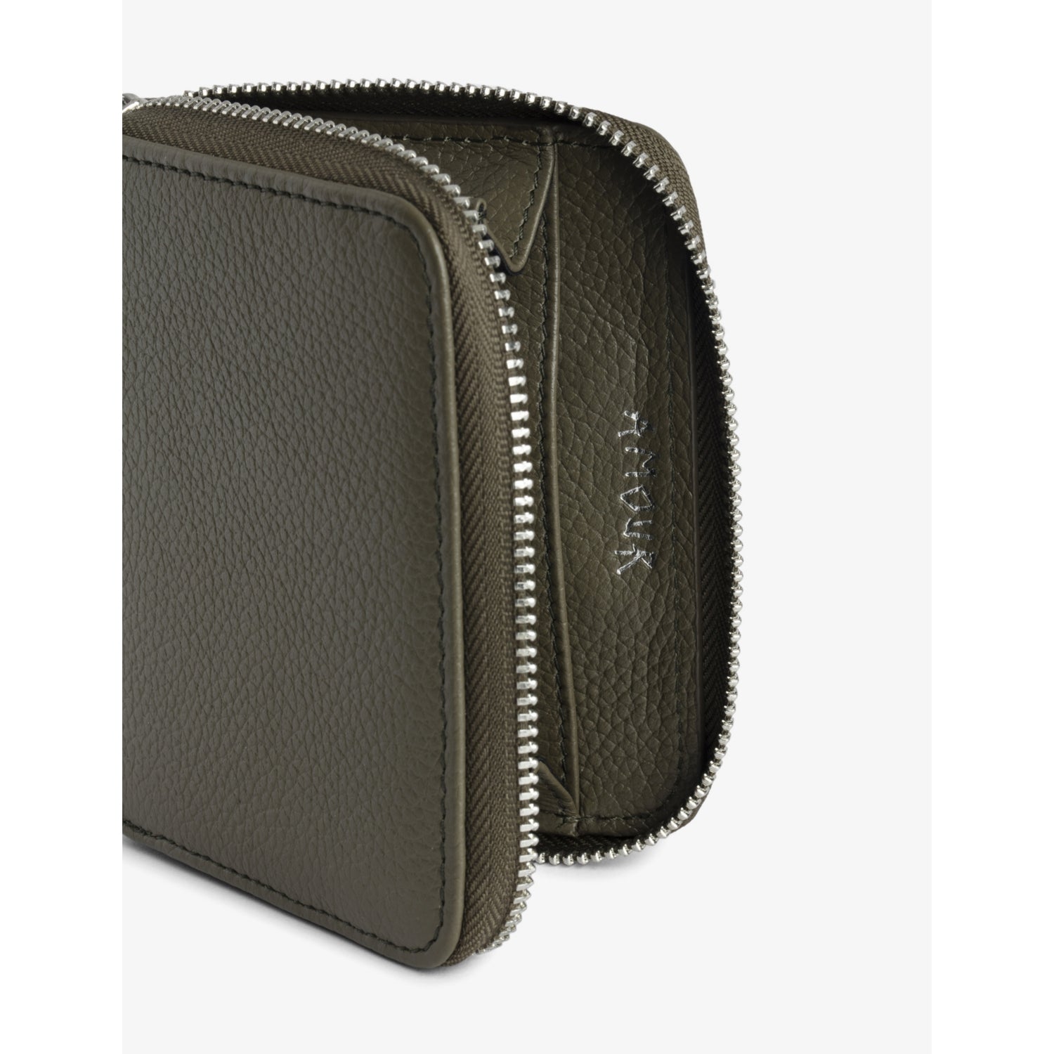 Zadig & Voltaire mini logo-plaque leather coin purse, UK version