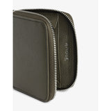 Zadig & Voltaire mini logo-plaque leather coin purse, UK version