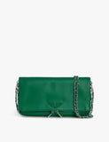 Zadig & Voltaire Rock Grained Leather Clutch
