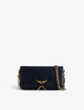 Zadig & Voltaire Rock Grained Leather Clutch