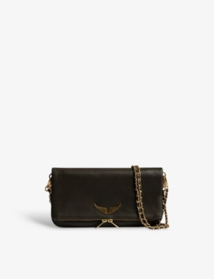 Zadig & Voltaire Rock Grained Leather Clutch