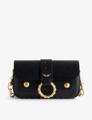 Zadig&Voltaire Kate Moss studded leather cross-body bag (British brand)