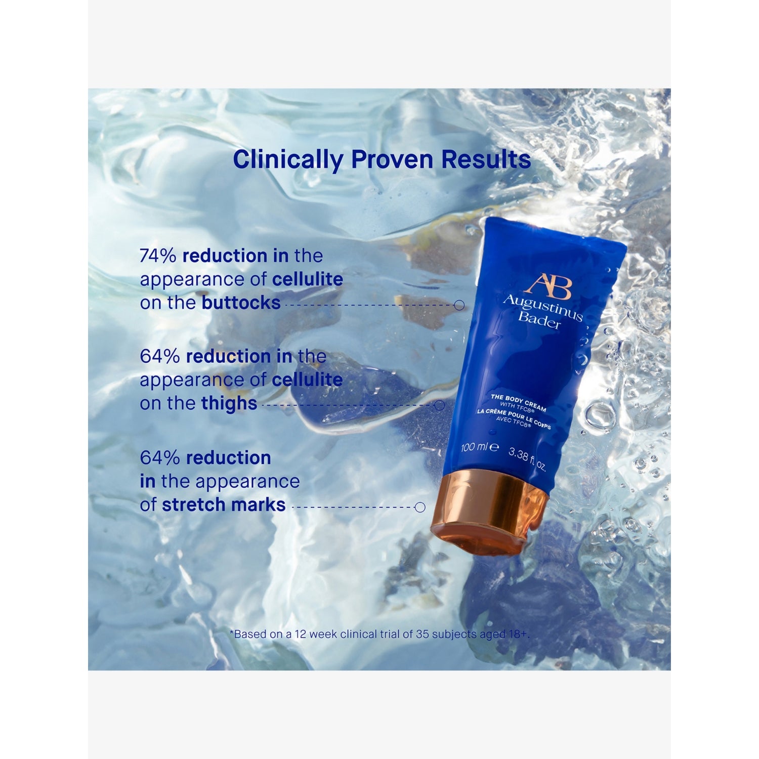 Augustinus Bader body cream 100ml, imported from the UK