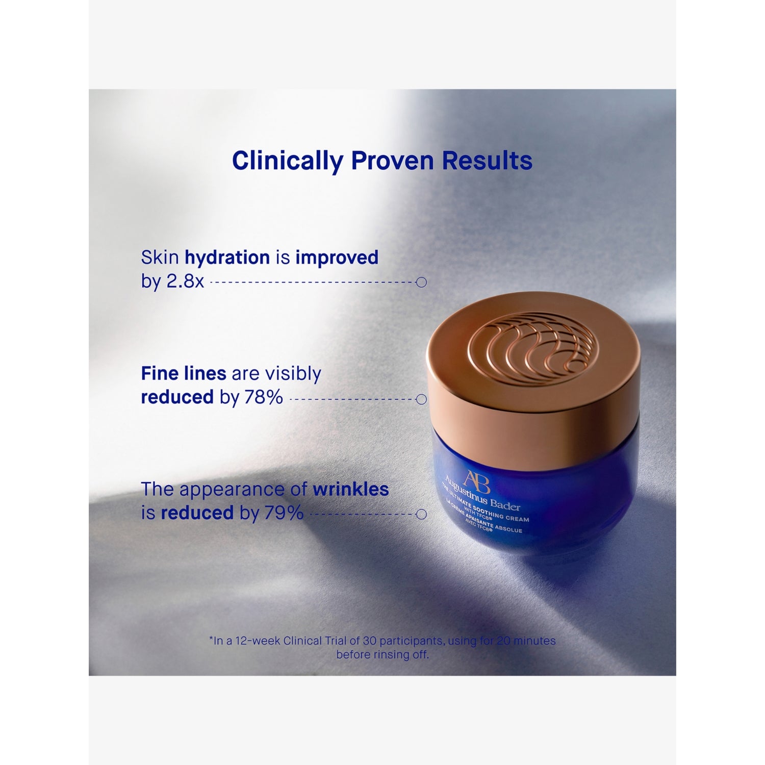 Augustinus Bader soothing cream refill 50g (British brand)