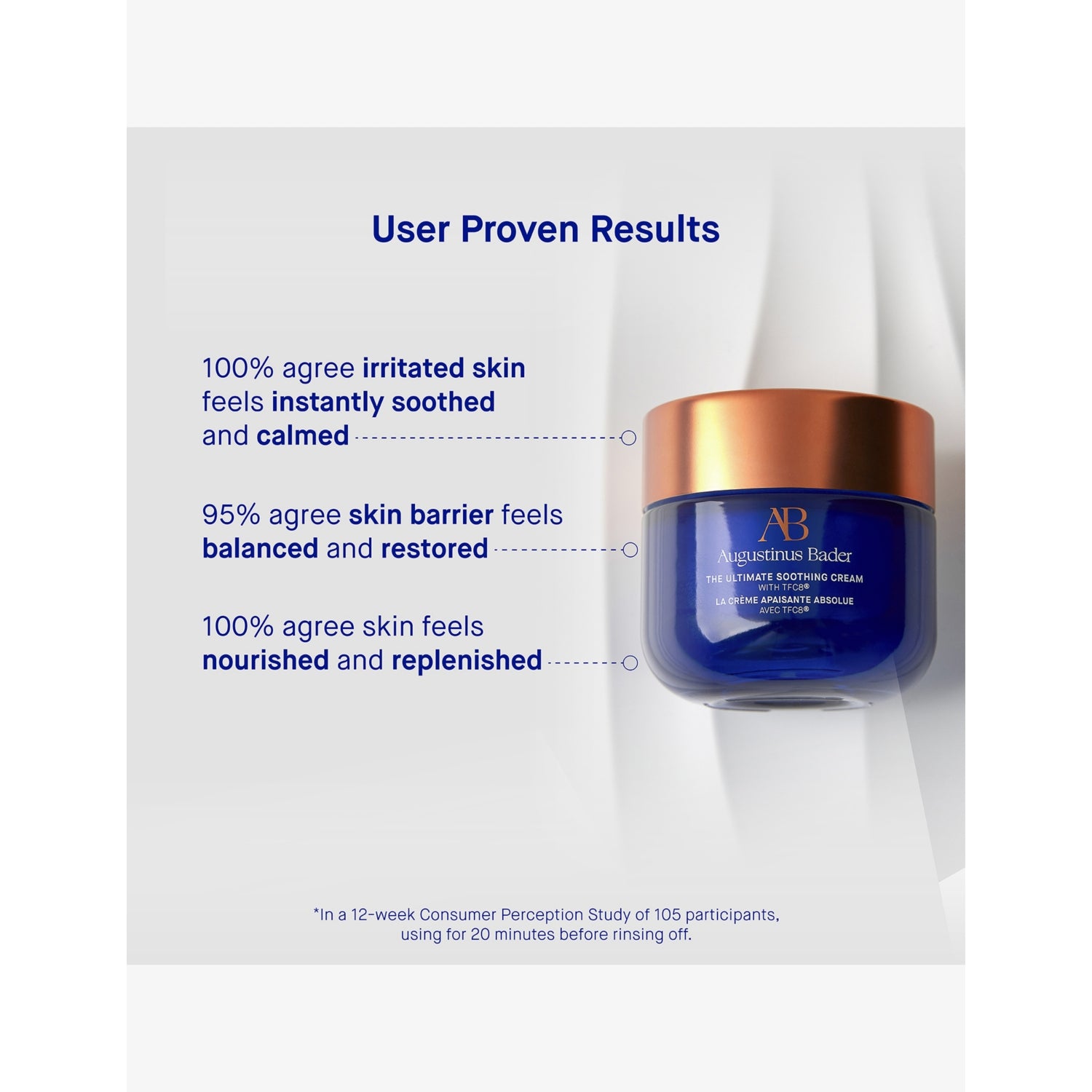 Augustinus Bader soothing cream refill 50g (British brand)