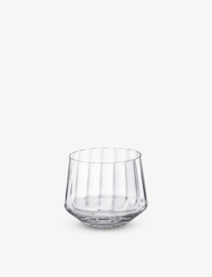 Georg Jensen Bernadotte grooved crystal glass 250ml - British product