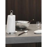 Georg Jensen salad servers polished steel and wood - British product